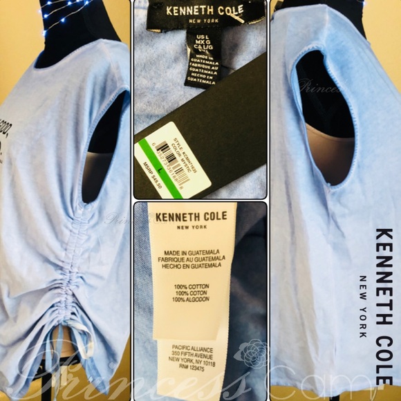 🤩Kenneth Cole 'Look Good For Good' Side-Tie Tee - Picture 8 of 8